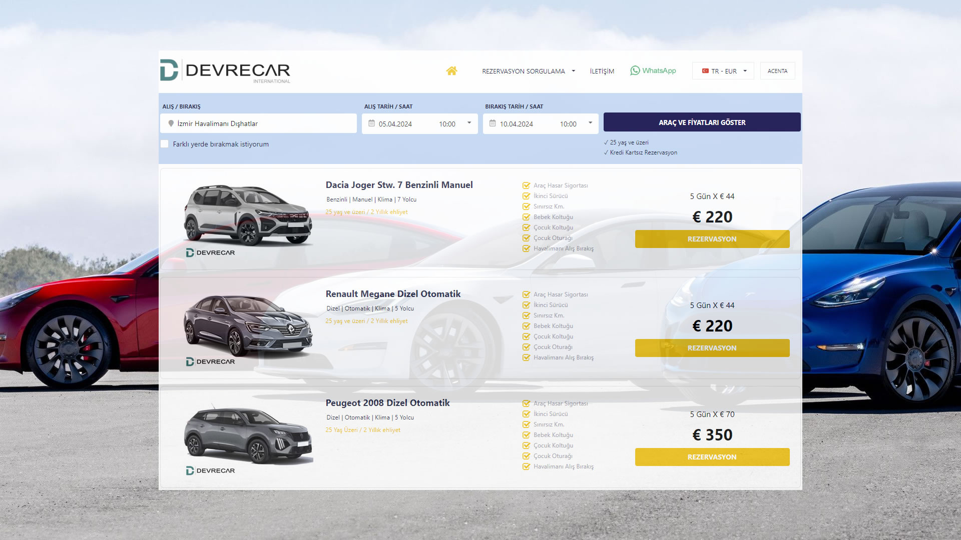 How are car rental prices determined?