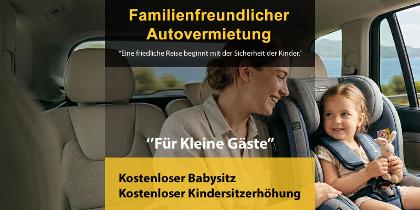 Familienfreundliche Autovermietung