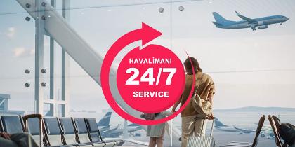 7/24 Havalimanı Kiralık Araç Hizmeti