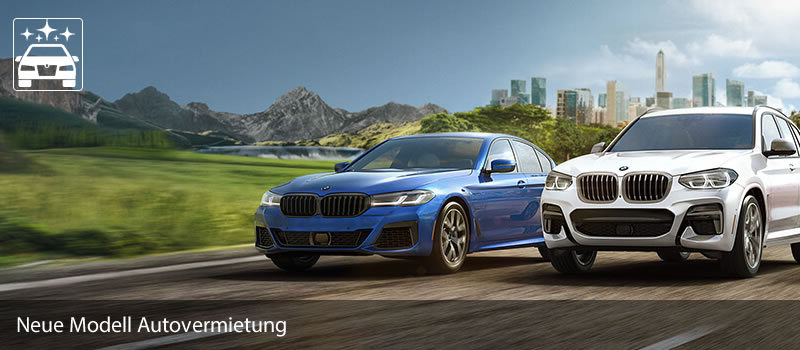 Neue Modell Autovermietung